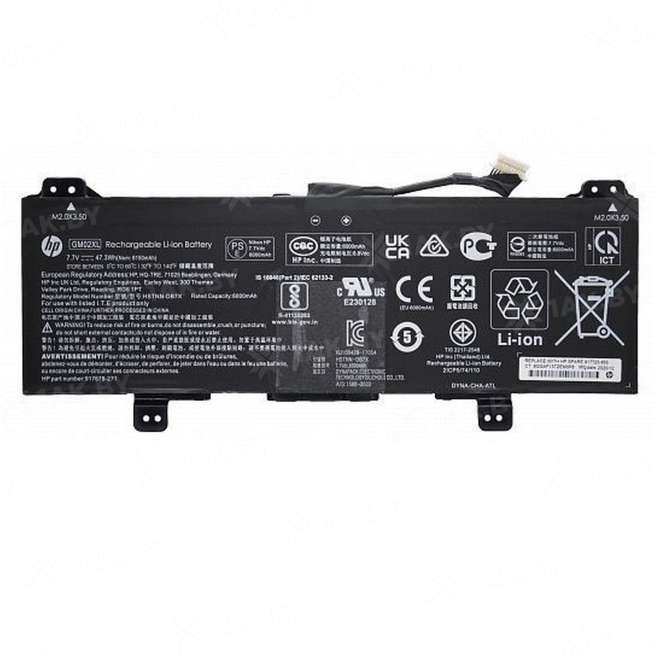 Аккумулятор для ноутбуков HP ( p/n:) 7.7 V 6.2 Ah арт. BAT-HP-194 0