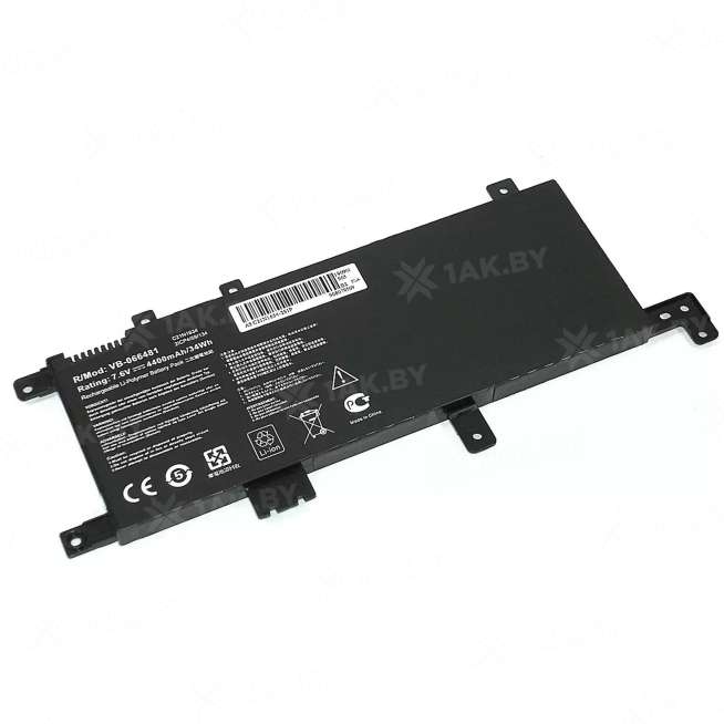 Аккумулятор для ноутбуков ASUS X542BA-1B (X Series p/n:C21N1634) 7.6 V 4.4 Ah арт. 066481 0