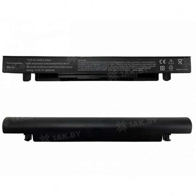 Аккумулятор для ноутбуков ASUS A450 (A Series p/n:A41-X550A) 14.4 V 2.6 Ah арт. 056669 0