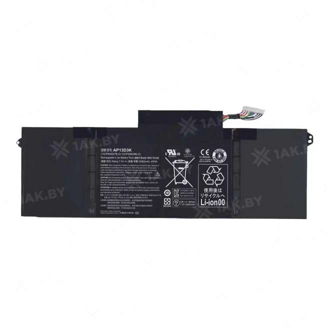 Аккумулятор для ноутбуков ACER V5-552-X814 (Aspire p/n:AL13B3K) 7.2-7.5 V 6 Ah арт. 012878 0