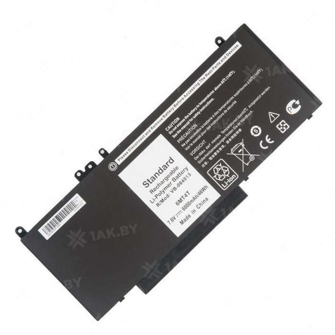 Аккумулятор для ноутбуков DELL E5450 (Latitude p/n:6MT4T) 7.6 V 6 Ah арт. P-769187 0