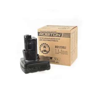 Аккумулятор для электроинструмента BOSCH PSR 10.8 Li-2 (GSR Series p/n:2607336909) 12 V 3 Ah арт. 16525