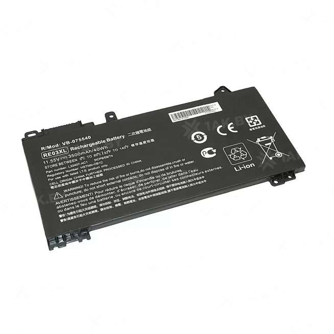 Аккумулятор для ноутбуков HP ( p/n:) 11.55 V 3.5 Ah арт. 075540 0