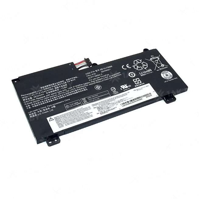 Аккумулятор для ноутбуков LENOVO IBM ( p/n:) 11.4 V 4.12 Ah арт. 075235 0