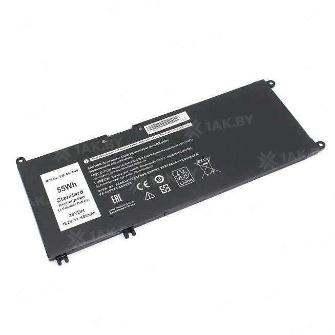 Аккумулятор для ноутбуков DELL 7353 (Inspiron 13 p/n:33YDH) 15.2 V 3.6 Ah арт. 087648 0