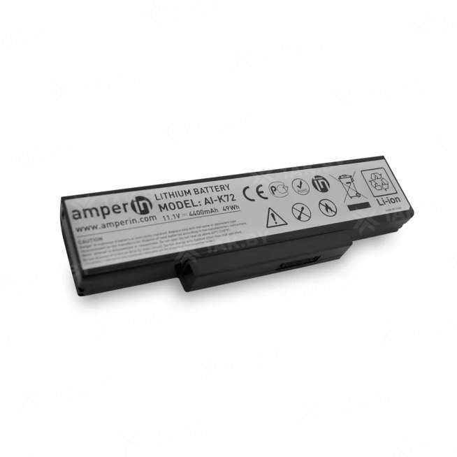 Аккумулятор для ноутбуков ASUS A72D (A Series p/n:A32-K72) 11.1 V 4.4 Ah арт. 013141 0