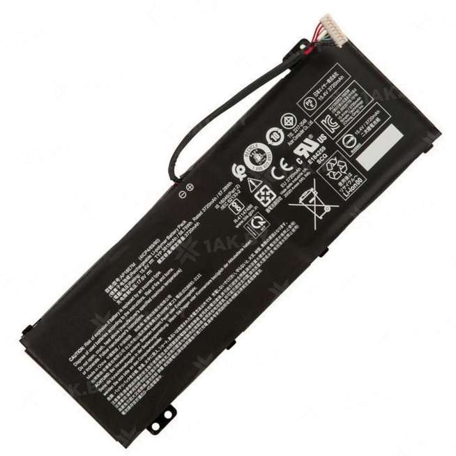 Аккумулятор для ноутбуков ACER Helios 300 (Predator p/n:AP18E5L) 15.4 V 3.815 Ah арт. P-773143 0