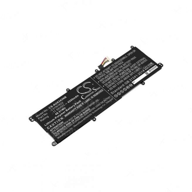 Аккумулятор для ноутбуков ASUS UX3430UA (ZenBook p/n:C31N1622) 11.55 V 4.2 Ah арт. P101.00114 0
