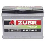 Аккумулятор ZUBR Premium (77 Ah) 730 A, 12 V Обратная, R+ LB3 ZU770P