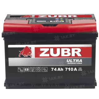 Аккумулятор ZUBR Ultra (74 Ah) 710 A, 12 V Прямая, L+ LB3 ZU741S Аккумулятор ZUBR Ultra (74 Ah) 710 A, 12 V Прямая, L+ LB3 ZU741S