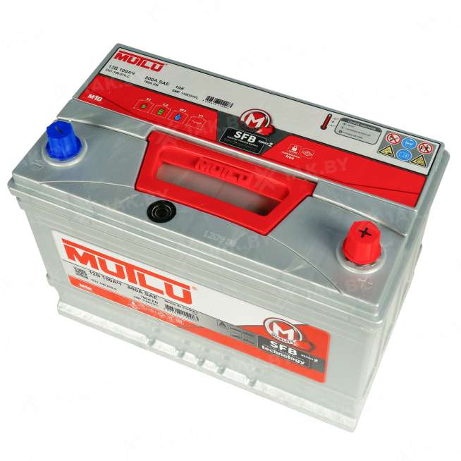 Аккумулятор MUTLU (100 Ah) 760 A, 12 V Обратная, R+ D31 D31.100.076.C 2