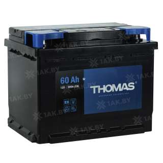 Аккумулятор THOMAS (60 Ah) 590 A, 12 V Прямая, L+ L2 00032991 Аккумулятор THOMAS (60 Ah) 590 A, 12 V Прямая, L+ L2 00032991