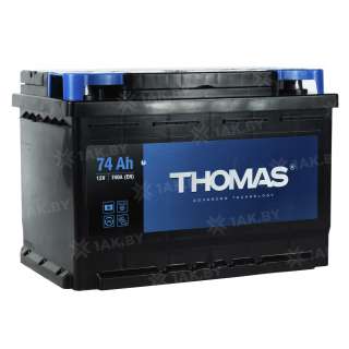 Аккумулятор THOMAS (74 Ah) 740 A, 12 V Обратная, R+ L3 00032992 Аккумулятор THOMAS (74 Ah) 740 A, 12 V Обратная, R+ L3 00032992