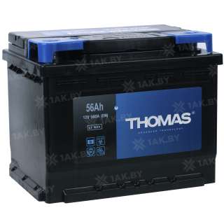 Аккумулятор THOMAS (56 Ah) 560 A, 12 V Обратная, R+ L2 00032938 Аккумулятор THOMAS (56 Ah) 560 A, 12 V Обратная, R+ L2 00032938