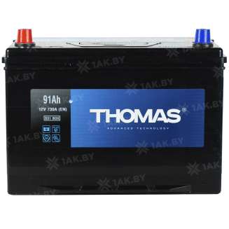 Аккумулятор THOMAS (91 Ah) 730 A, 12 V Прямая, L+ D31 00032942 0