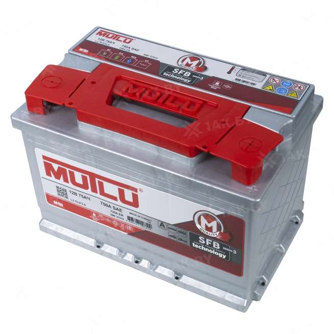 Аккумулятор MUTLU (75 Ah) 720 A, 12 V Обратная, R+ L3 L3.75.072.A 1