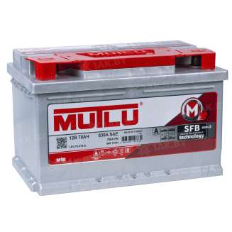 Аккумулятор MUTLU (78 Ah) 780 A, 12 V Обратная, R+ LB3 LB3.78.078.A 2