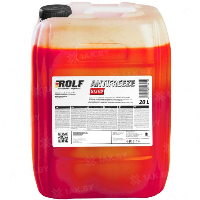 Концентрат охлаждающей жидкости ROLF Antifreeze Concentrate G12+ HD, 20л, Россия 0