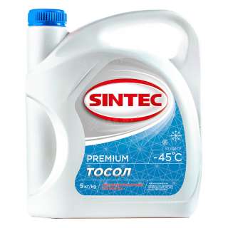 Охлаждающая жидкость Sintec Тосол -45, 5 кг., Россия