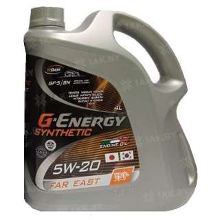 Масло моторное G-Energy Synthetic Far East 5W-20 4л, Россия Масло моторное G-Energy Synthetic Far East 5W-20 4л, Россия