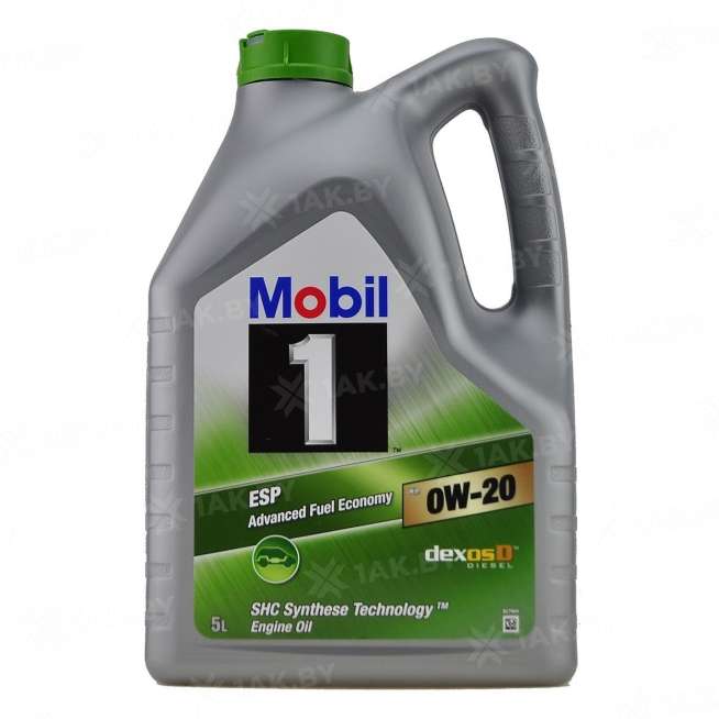 Масло моторное Mobil 1 ESP X2 0w20, 5 л 0