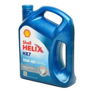Масло моторное Shell Helix HX7 10W-40 API SN/CF; ACEA A3/B3, A3/B4, 5л Масло моторное Shell Helix HX7 10W-40 API SN/CF; ACEA A3/B3, A3/B4, 5л