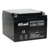 Аккумулятор ATLANT (26 Ah,12 V) AGM 166x175x125 7.27 кг