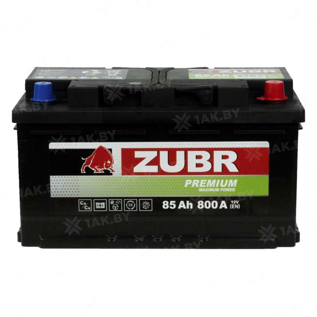 Аккумулятор ZUBR Premium (85 Ah) 800 A, 12 V Обратная, R+ LB4 0