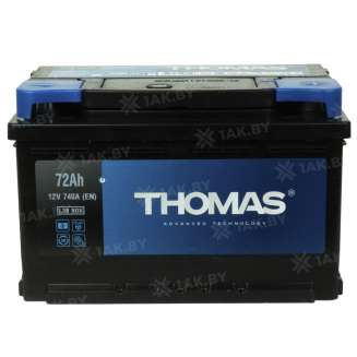 Аккумулятор THOMAS (72 Ah) 740 A, 12 V Обратная, R+ LB3 00032939 0