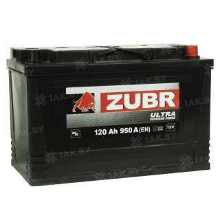 Аккумулятор ZUBR Professional (120 Ah) 950 A, 12 V Обратная, R+ D2 ZU1200S Аккумулятор ZUBR Professional (120 Ah) 950 A, 12 V Обратная, R+ D2 ZU1200S