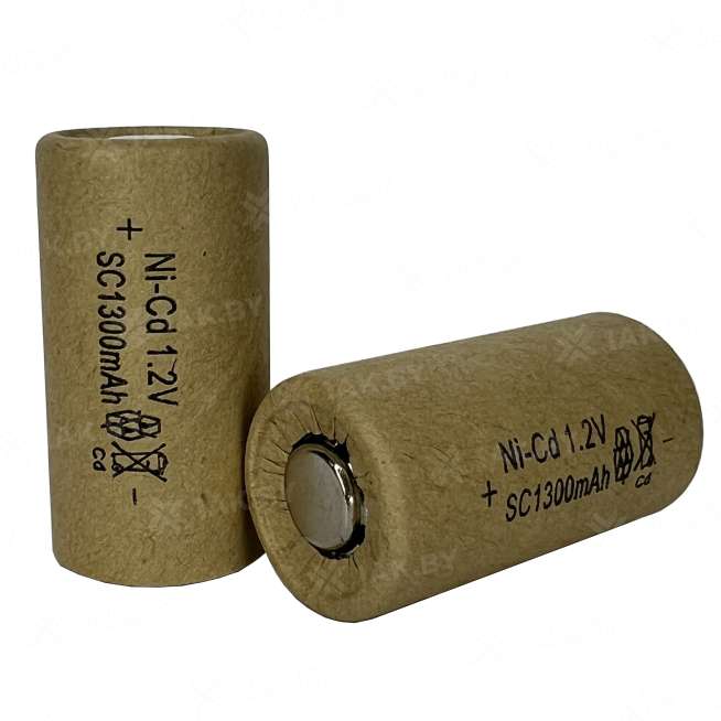 Аккумуляторный элемент Sunrise Ni-Cd SC (1.2 В, 1300 мАч) 0