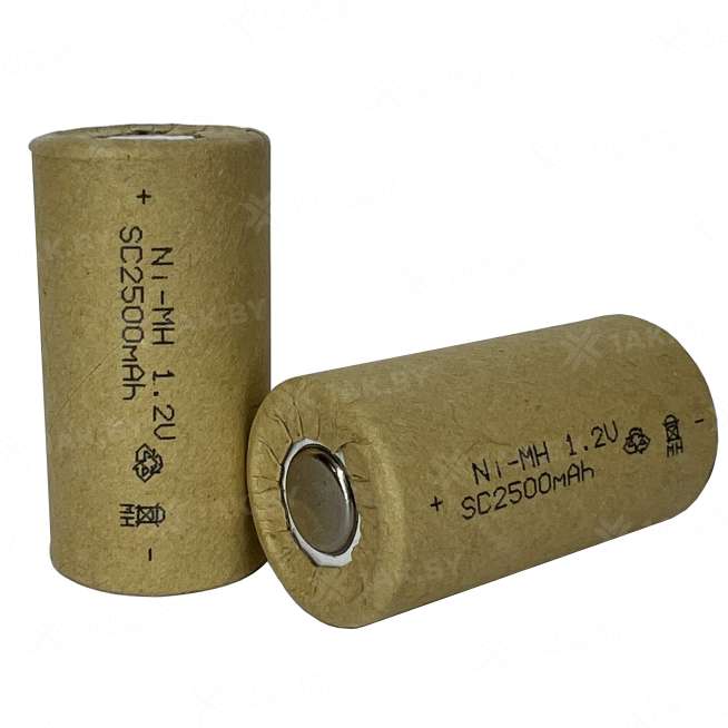 Аккумуляторный элемент Sunrise Ni-MH SC (1.2 В, 2500 мАч) 0