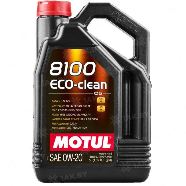 Масло моторное Motul 8100 Eco-Clean 0W-20 5л. 0