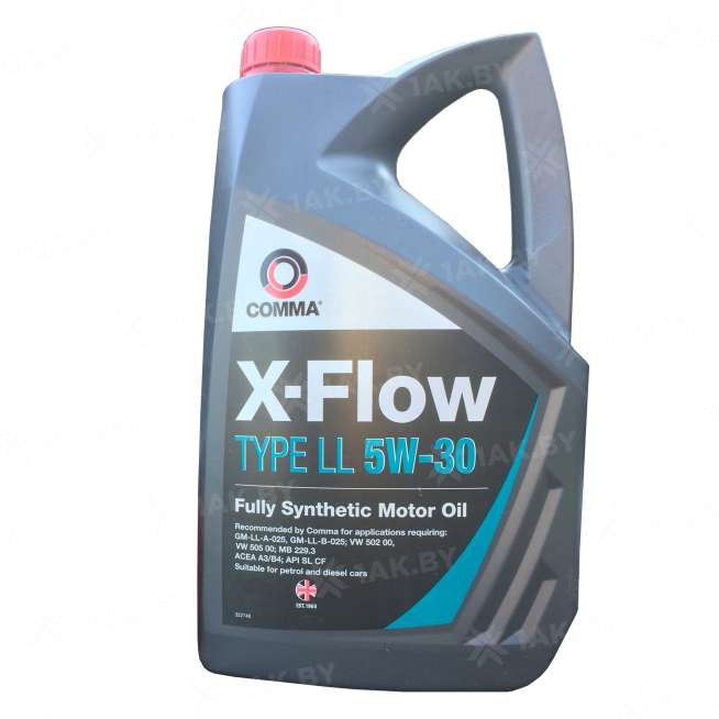 Масло моторное COMMA 5W30 X-FLOW TYPE LL 4л. 0