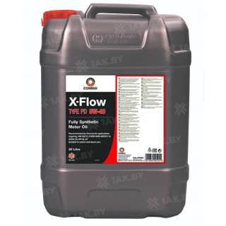 Масло моторное COMMA 5W40 X-FLOW TYPE PD 20л.