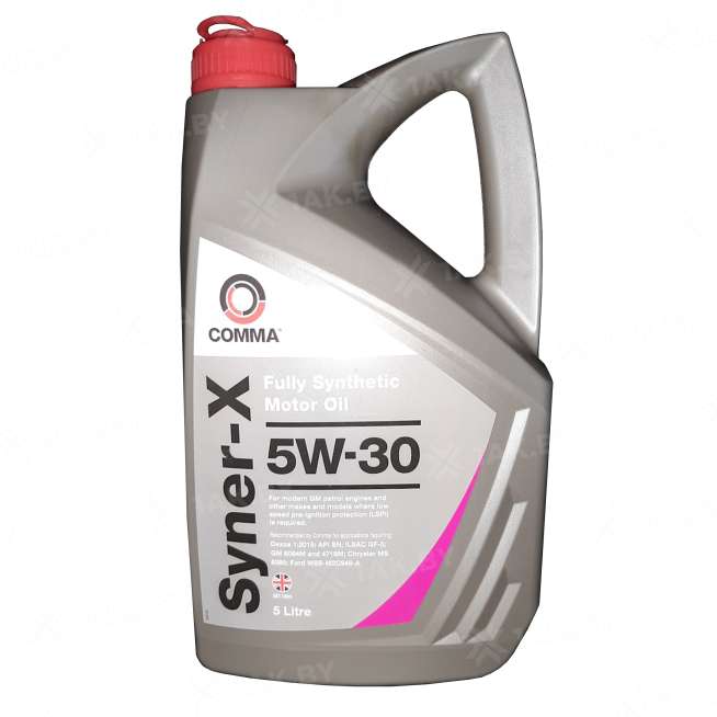 Масло моторное COMMA 5W30 SYNER-X 5л. 0