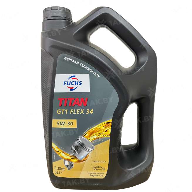 Масло моторное FUCHS TITAN GT1 FLEX 34 5W-30, 5л 0