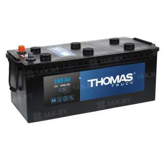 Аккумулятор THOMAS (190 Ah) 1200 A, 12 V Прямая, L+ D5 00032994 Аккумулятор THOMAS (190 Ah) 1200 A, 12 V Прямая, L+ D5 00032994