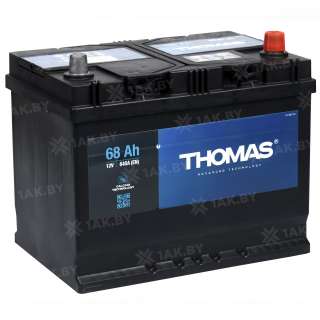 Аккумулятор THOMAS (68 Ah) 640 A, 12 V Обратная, R+ D26 00032990 Аккумулятор THOMAS (68 Ah) 640 A, 12 V Обратная, R+ D26 00032990