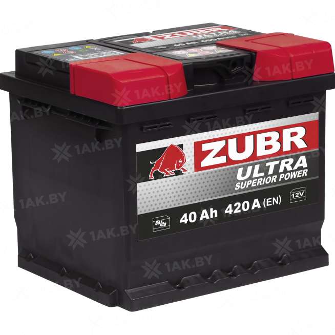 Аккумулятор ZUBR Ultra (40 Ah) 420 A, 12 V Обратная, R+ LB1 0