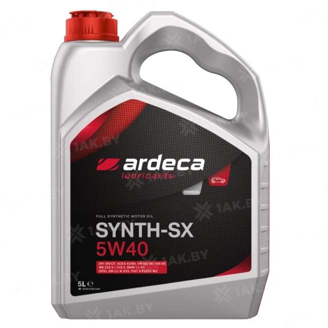 Масло моторное ARDECA SYNTH-SX 5W40, 5 л 0