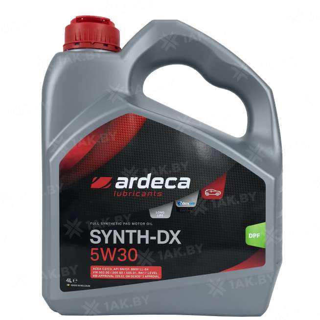 Масло моторное ARDECA SYNTH-DX 5W30, 4 л 0