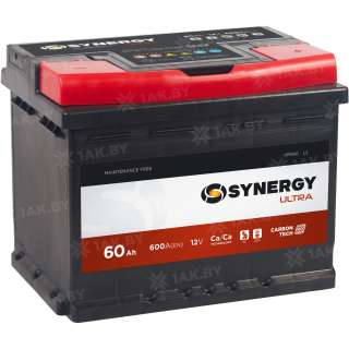 Аккумулятор SYNERGY (60 Ah) 530 A, 12 V Обратная, R+ L2 SYN600SE