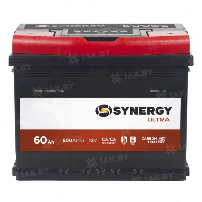 Аккумулятор SYNERGY (60 Ah) 530 A, 12 V Обратная, R+ L2 SYN600SE 1