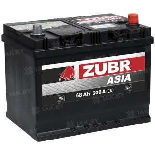 Аккумулятор ZUBR Clarios (68 Ah) 600 A, 12 V Обратная, R+ D26 676148