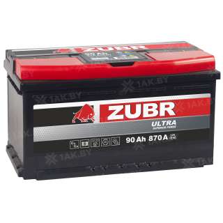Аккумулятор ZUBR Ultra (90 Ah) 870 A, 12 V Прямая, L+ L5 ZU901S Аккумулятор ZUBR Ultra (90 Ah) 870 A, 12 V Прямая, L+ L5 ZU901S