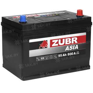 Аккумулятор ZUBR Ultra Asia (95 Ah) 820 A, 12 V Обратная, R+ D31 ZU950JS Аккумулятор ZUBR Ultra Asia (95 Ah) 820 A, 12 V Обратная, R+ D31 ZU950JS