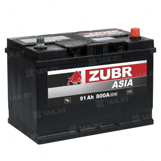 Аккумулятор Zubr Clarios 91 Ah, 800 A, 12 V, Обратная полярность, R+, D31 10