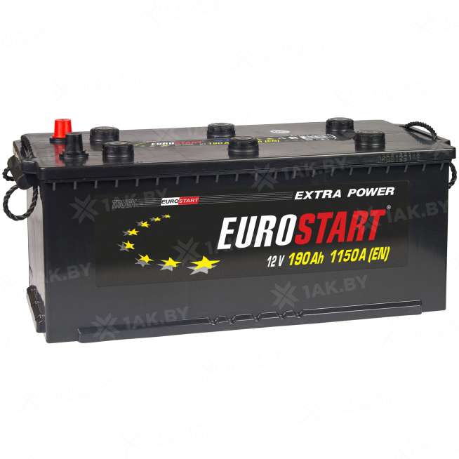 Аккумулятор EUROSTART (190 Ah) 1150 A, 12 V Прямая, L+ D5 EUF1903ETUR 0