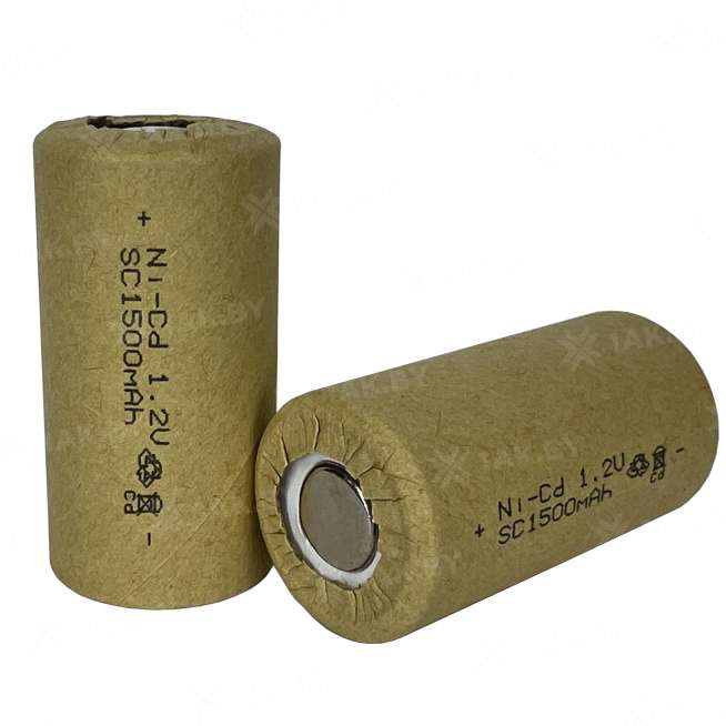 Аккумуляторный элемент Sunrise Ni-Cd SC (1.2 В, 1500 мАч) 0